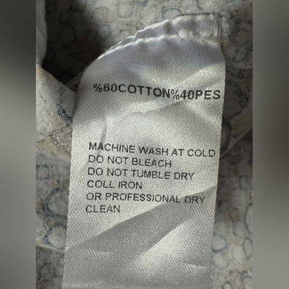 Di Nero Button Down Longsleeve Tan/Blue/White Size Large Men’s size large EUC - Picture 9 of 9